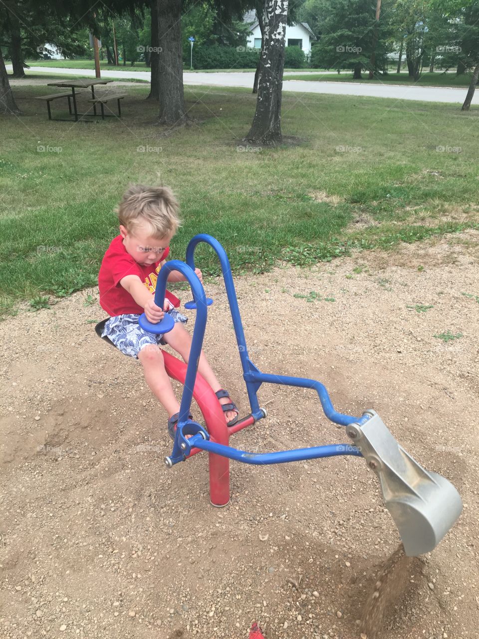 Digging at the park
