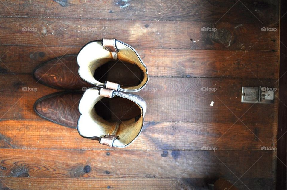 A different point of shoe