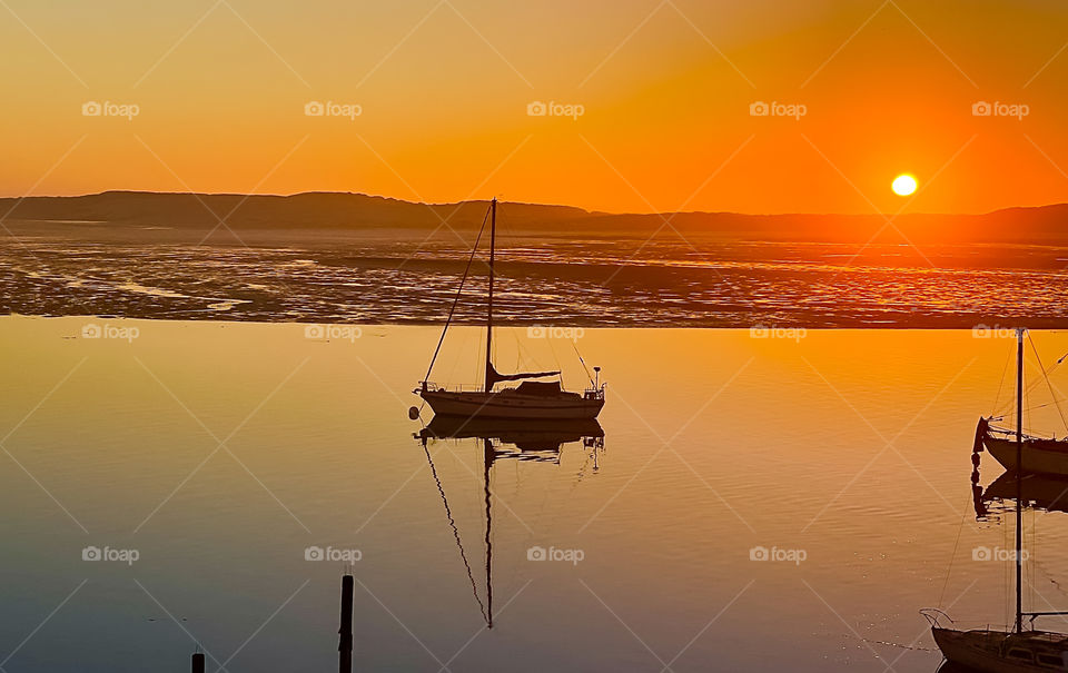 Foap Mission Golden Hour! Sunset And Sailboats Morro Bay Central California Coast!