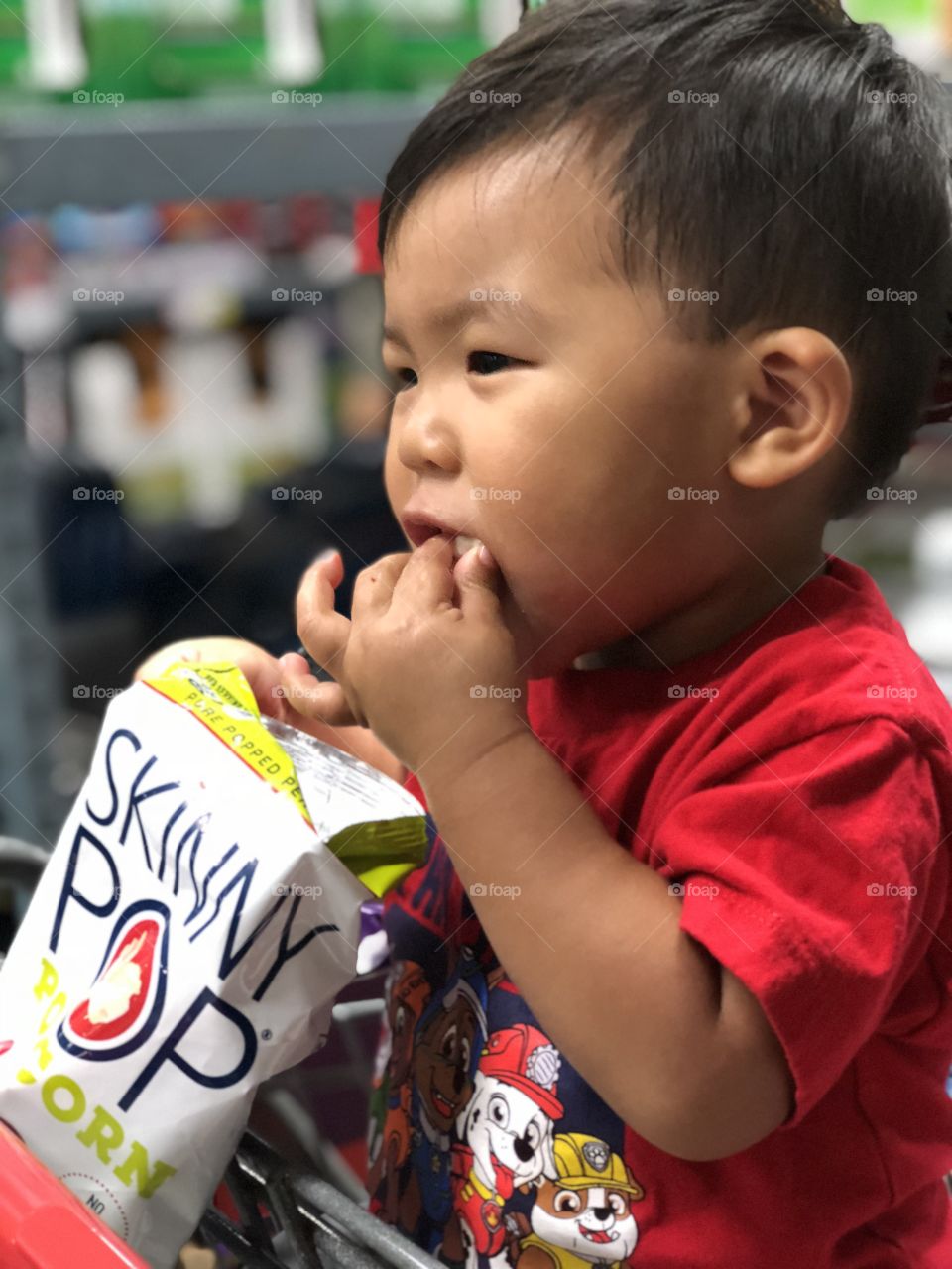 My Skinny Pop Popcorn Toddler-Loving every crunch