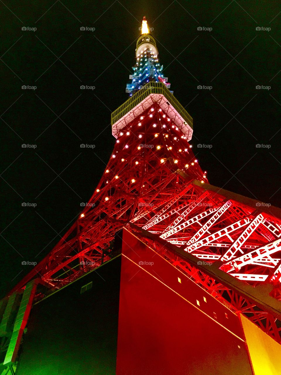 Tokyo Tower at night 