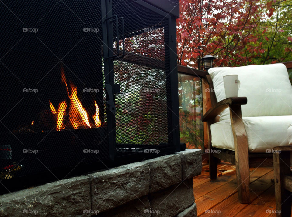 coffee relax fall deck by johngeer