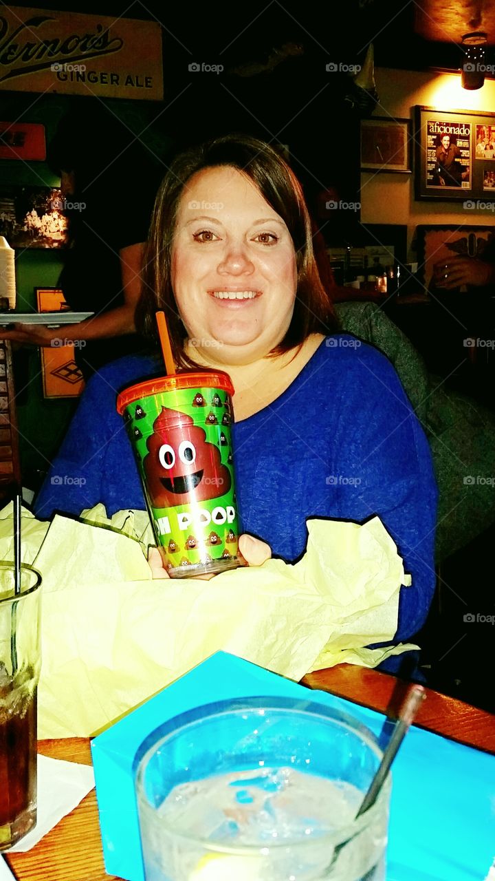 Smiling Pile of Poo Cup