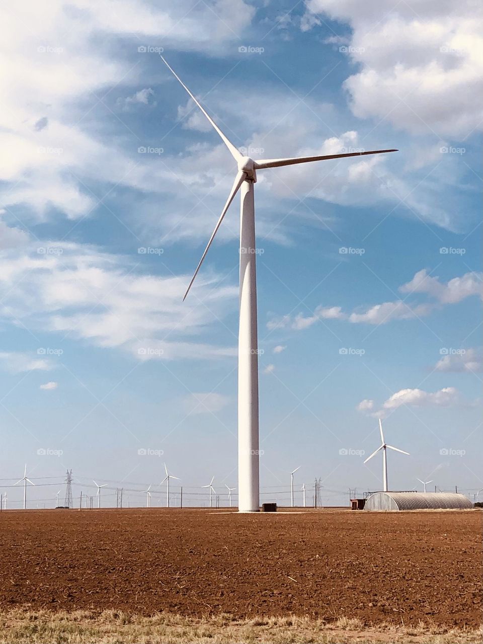 Wind turbines in the great state of Texas. Renewable source of energy to help the planet! 