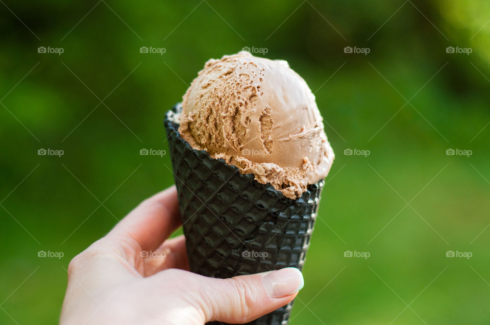 Chocolate ice cream 