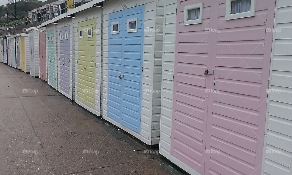 beach huts