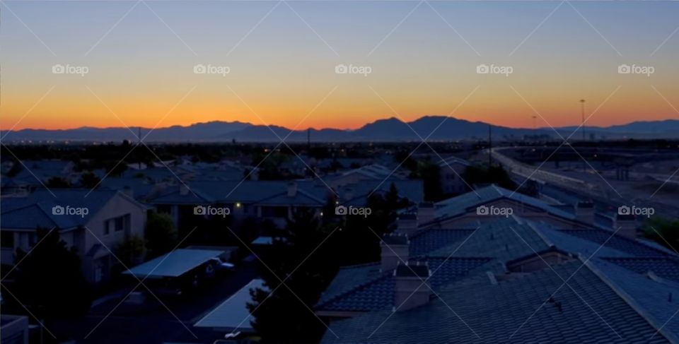 Sunrise slowly in the morning