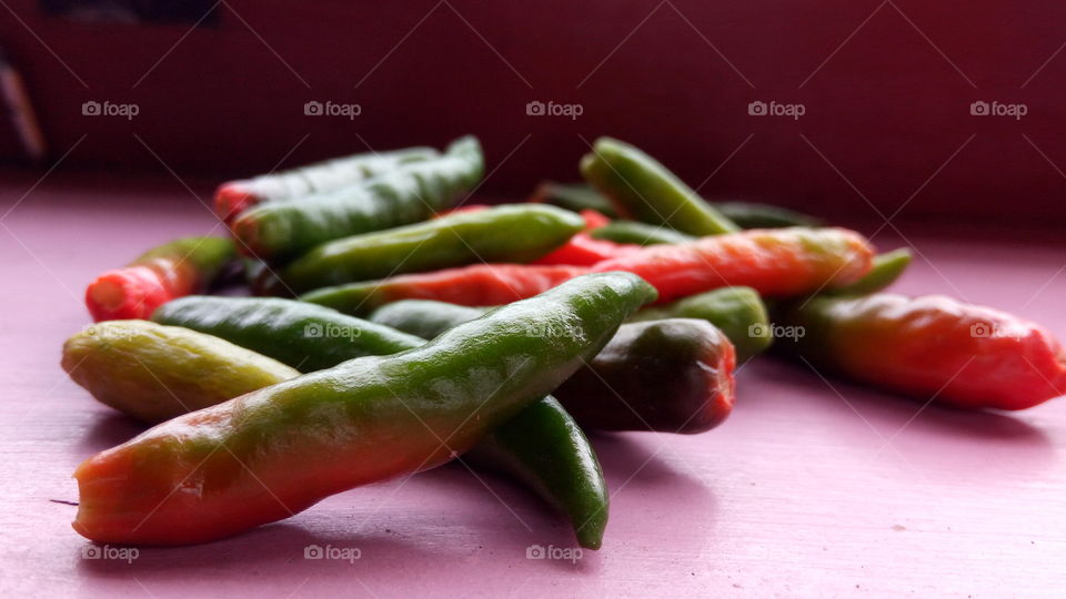 Spicy chillies..