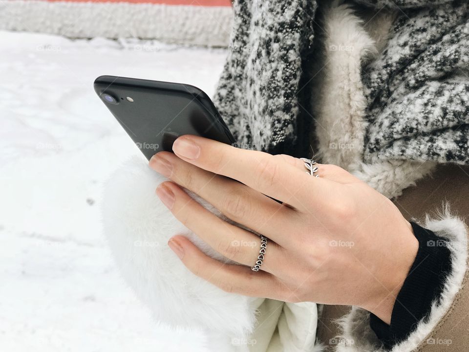 Winter, Woman, Snow, People, Outdoors