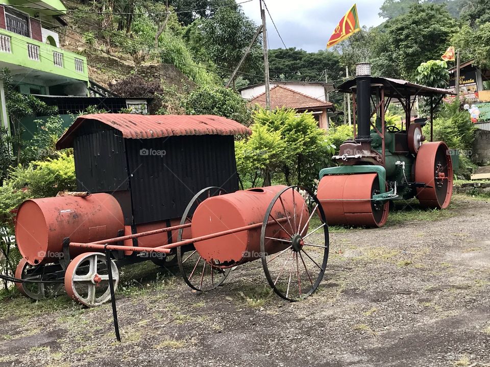 Few of oldest vehicles which was used by British when they were controlling Sri Lanka.