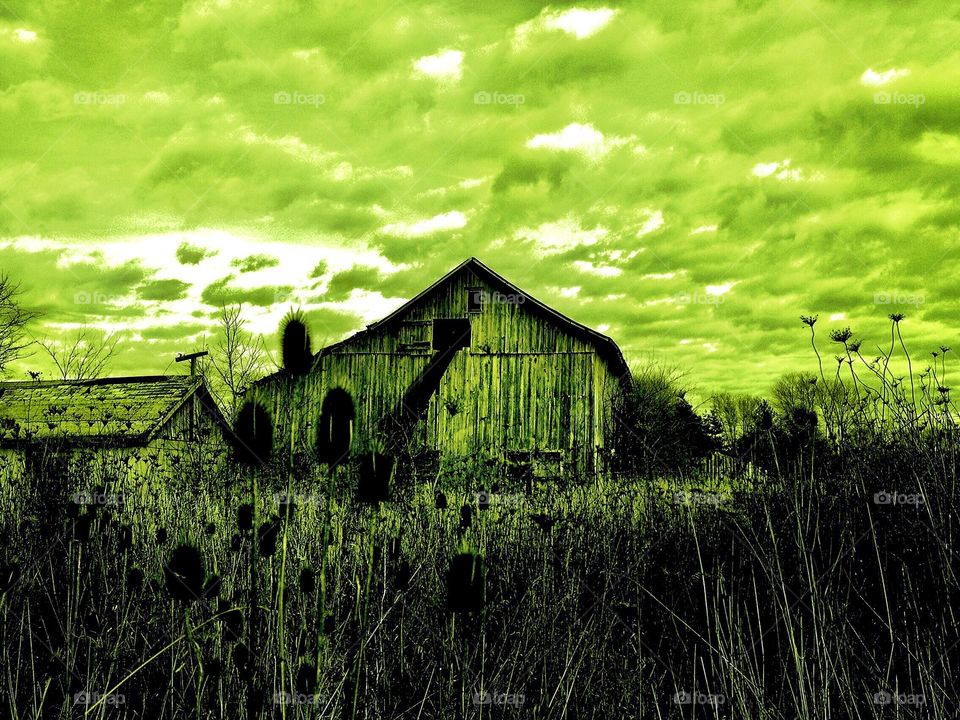 Old Indiana barn 