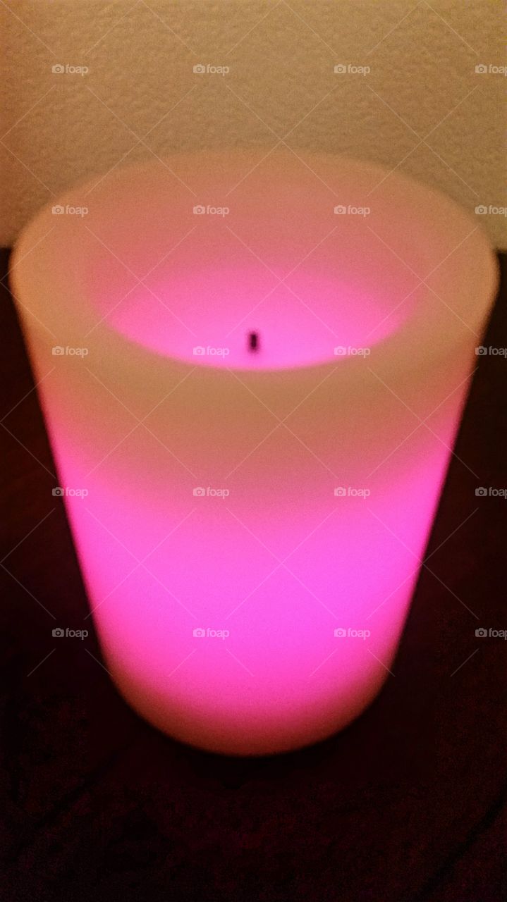 Pink LED Candle!