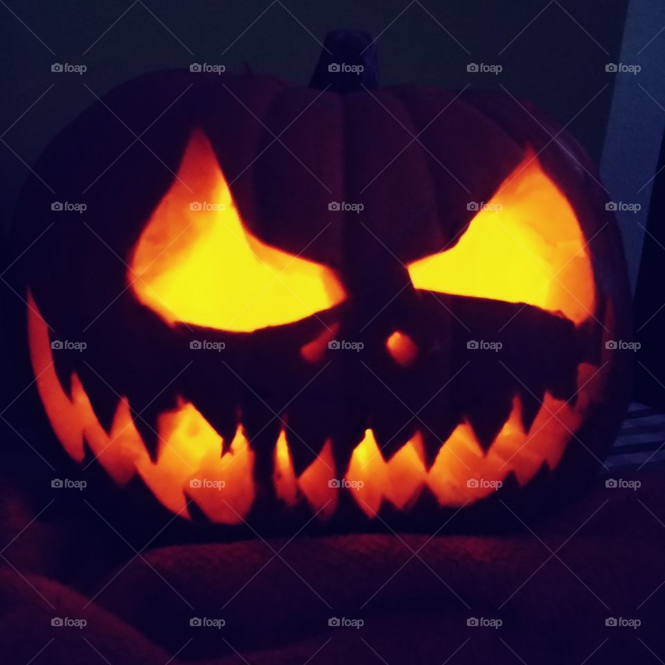 Halloween, Pumpkin, Vicious, Eerie, Scary