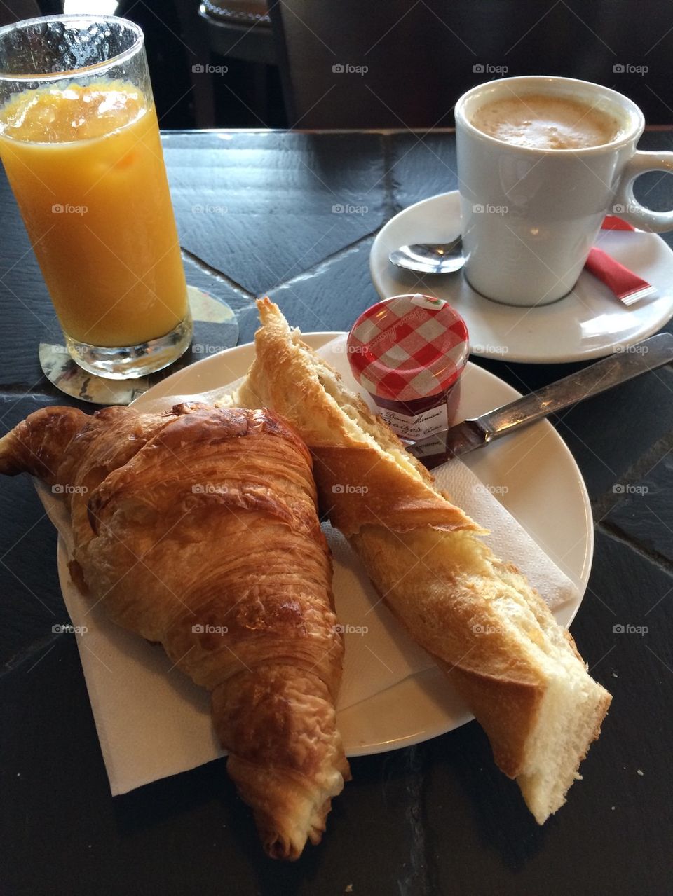 Parisian breakfast