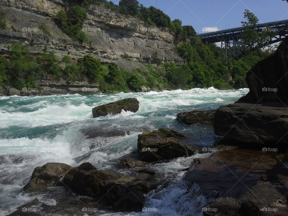 Bridge over Niagara Rapids