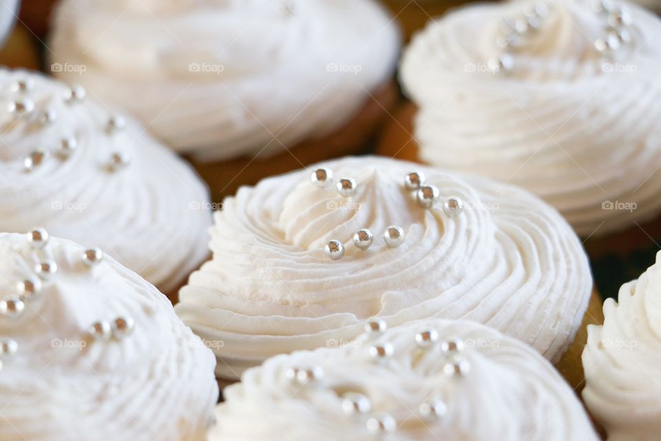 Close-up of cupcakes