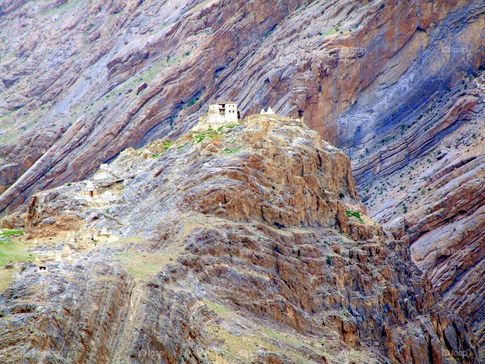 Zangla castle Zanskar Himalaya