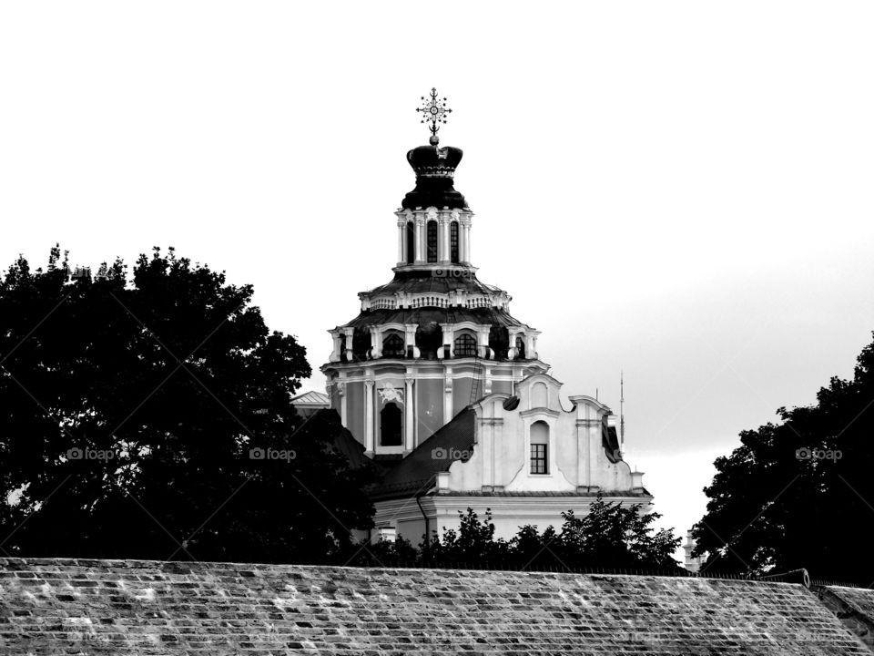 The Bastion of Vilnius City Wall & Church of St Casimir