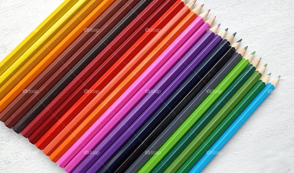 colour pencils lifestyle