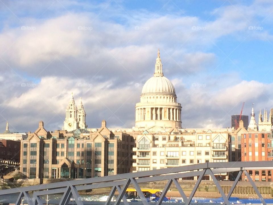 Saint Paul's on a winters day