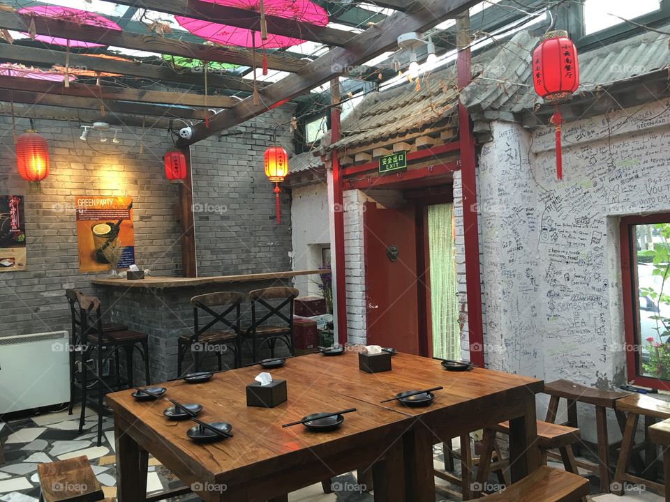 Little Yunnai restaurant hidden in Beijing China
