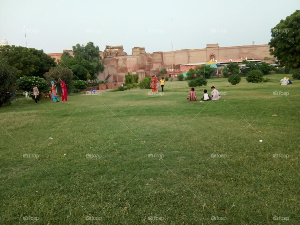 an ancient fort of Bathinda city- a monument protected by Govt Of India- inner part