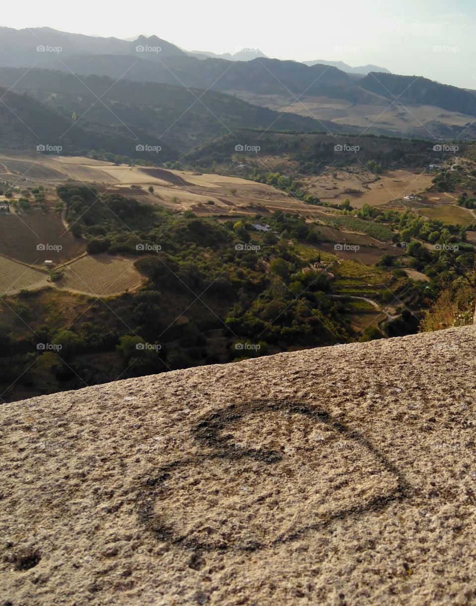 Herz, Heart, Love, Mauer, Landscape, Andalusien