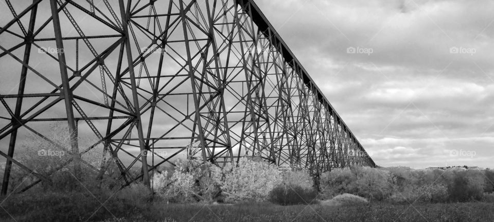 View of cantilever bridge