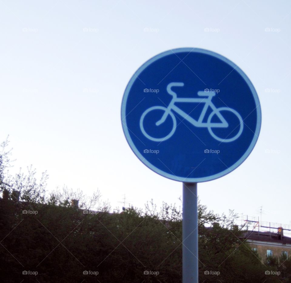 Велосипедный знак
