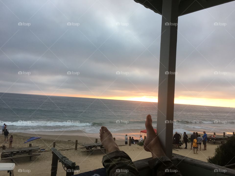 Crystal Cove at sunset