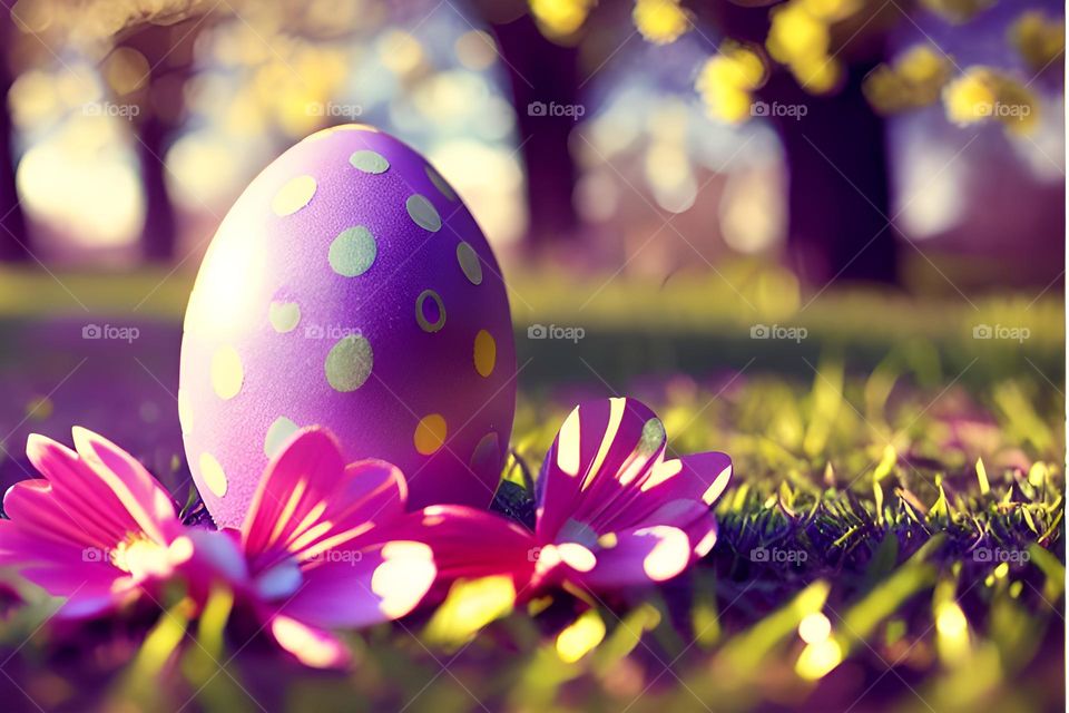 Easter feast, Easter eggs, colored eggs, Spring, Egg