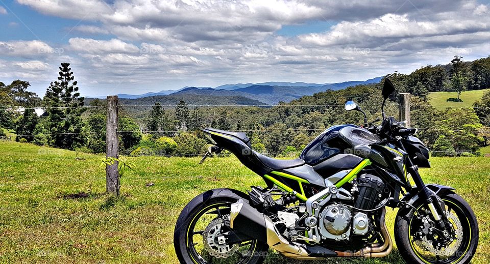 Mt Mee road look over the landscape