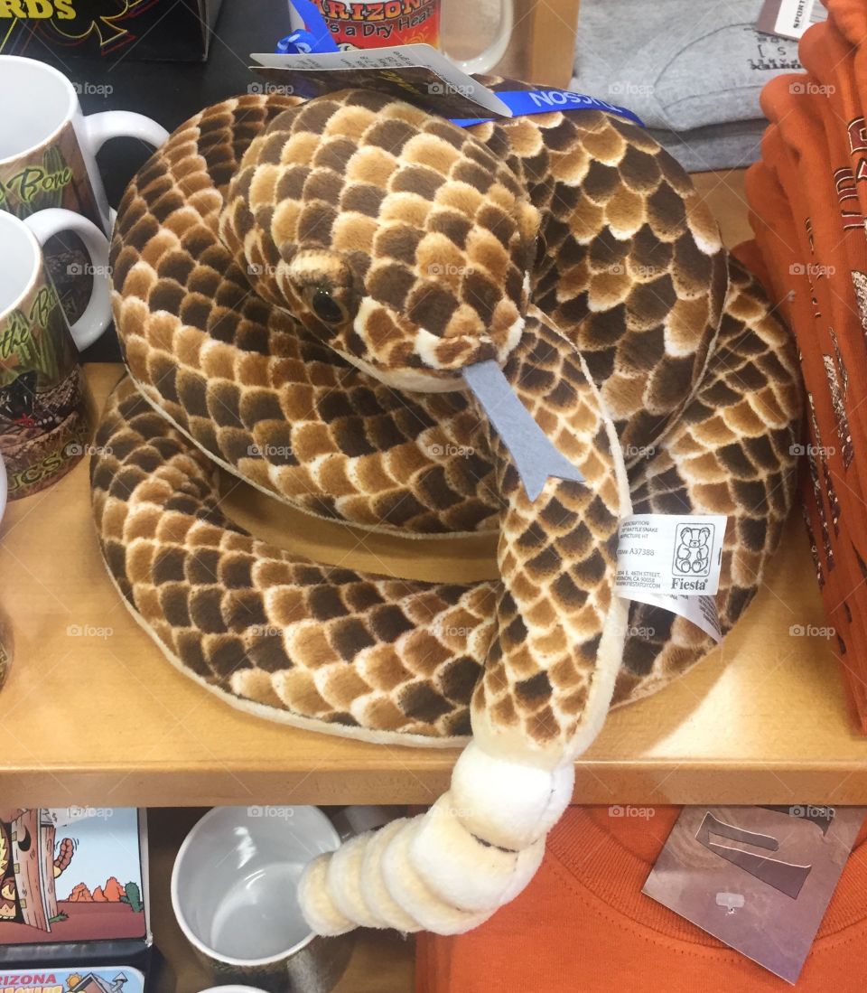 Stuffed Rattle Snake 