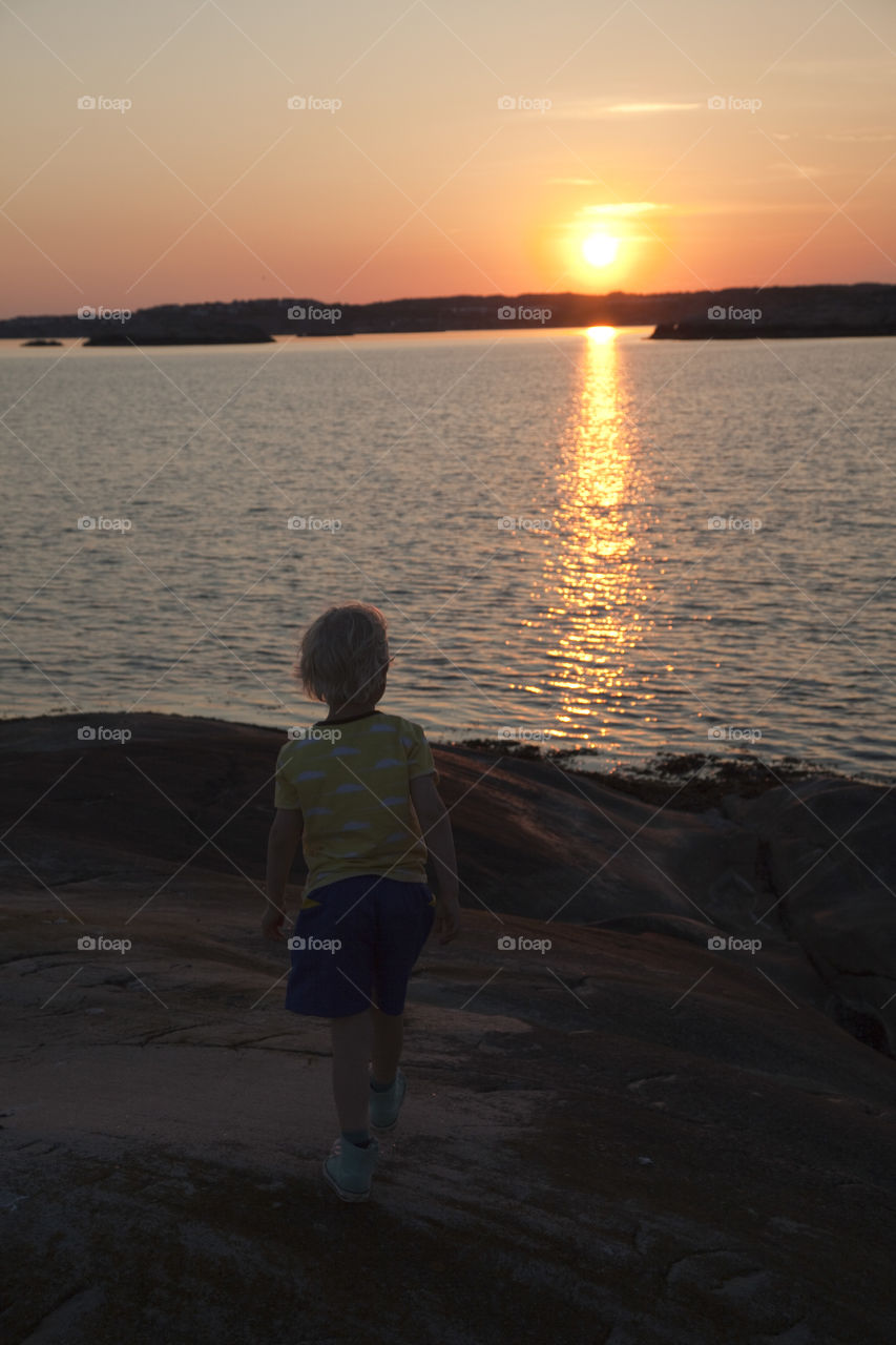 Sunset, Water, Beach, Dawn, Evening