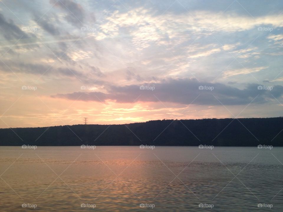 sky nature sunset clouds by shigahon