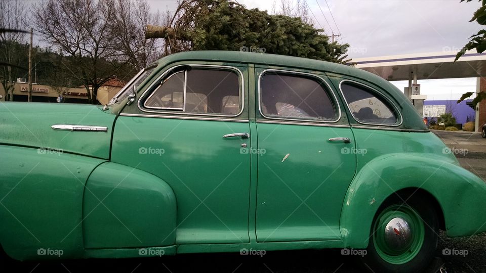 Christmas car