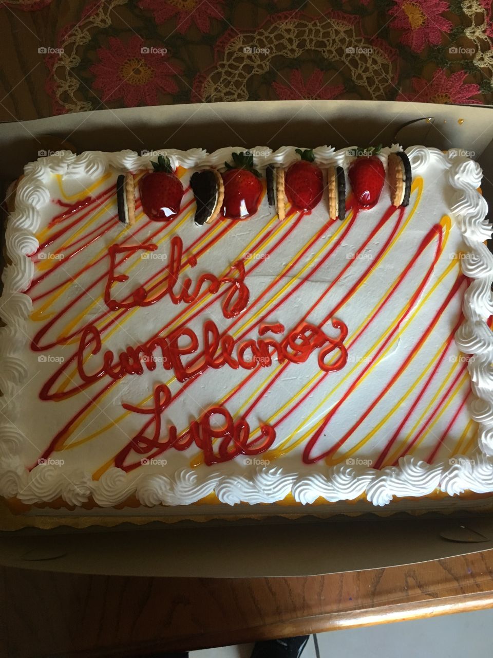 Ermoso pastel de cumple años