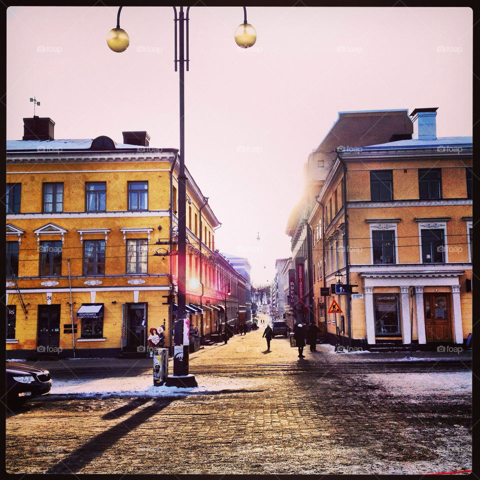 A cold winters day in Helsinki, January 2013