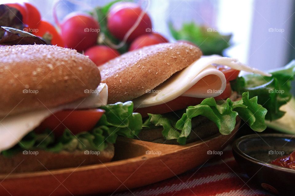 Healthy sandwiches 