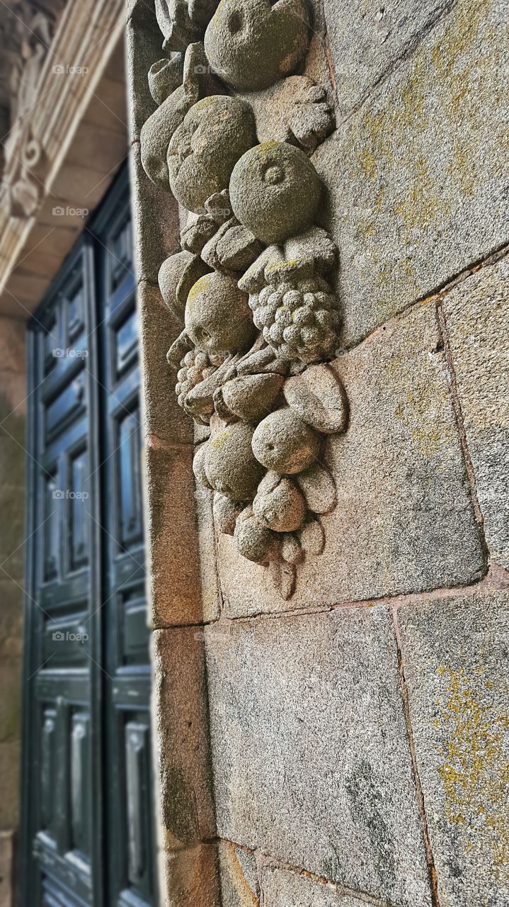 Door at Casa da Parra, Santiago de Compostela.