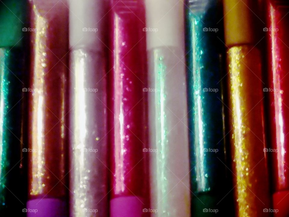 Tubes of Glitter Glue, Various Colors (filmstrip)