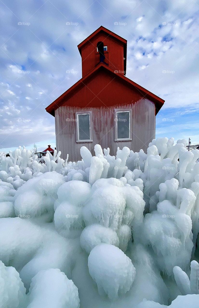 Winter at Point Betsie 