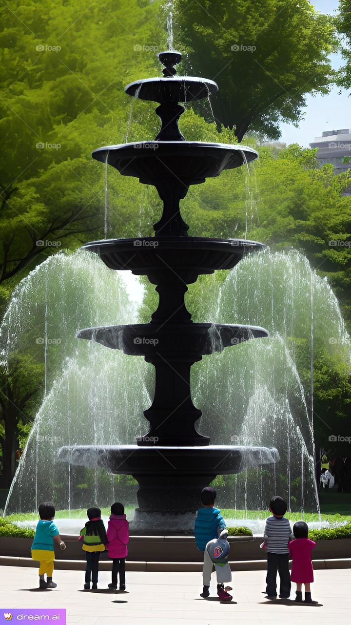 Fontana al parco