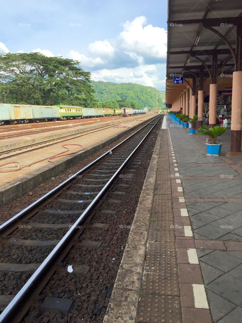 Railway Station. NAKHON SRI THAMMARAT, THAILAND - MAY 25: Thungsong railway station on May 25, 2015 in Nakhon Sri Thammarat, Thailand.