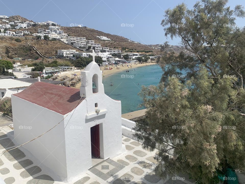 Greek island atmosphere 