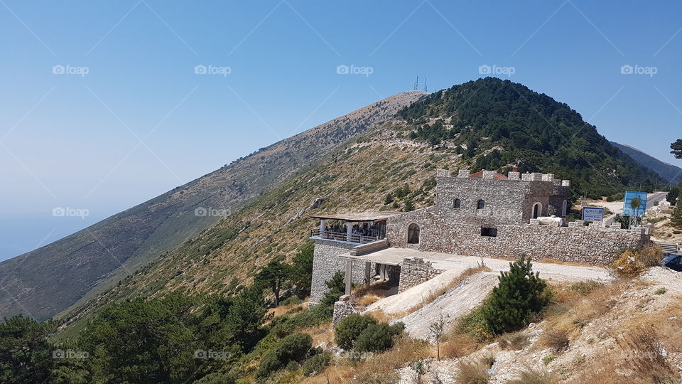 Restaurant above the hill