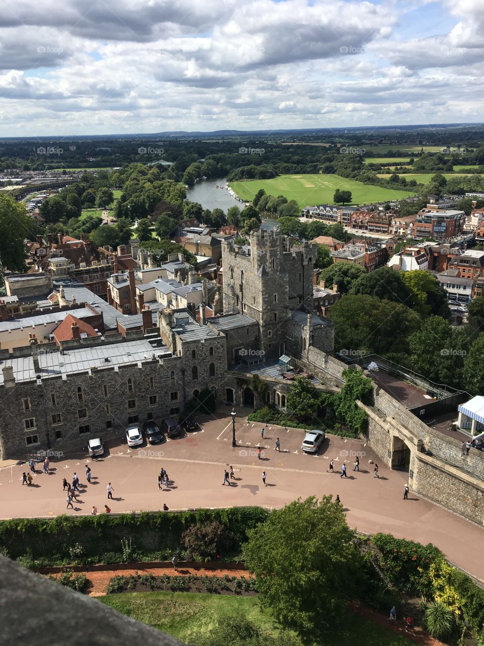 View from Windsor Castle tower