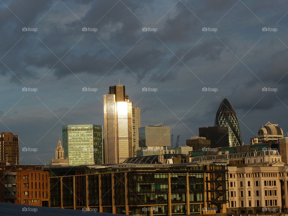 city london buildings gherkin by lizajones