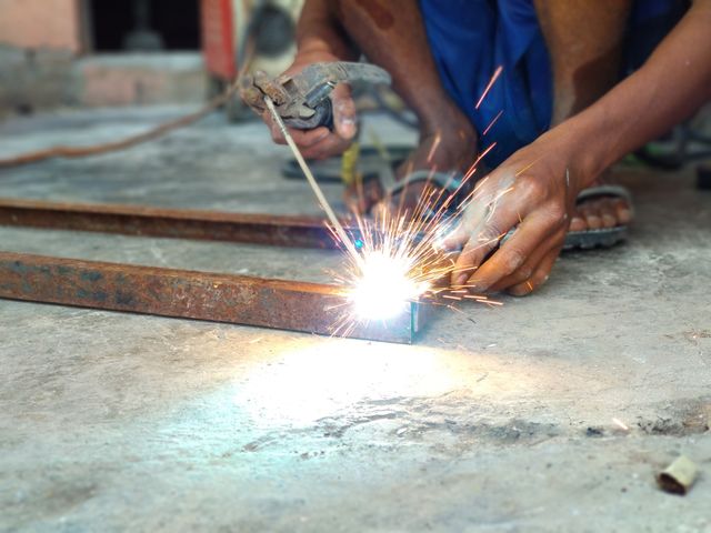 welding is a very hard but looks very beautiful