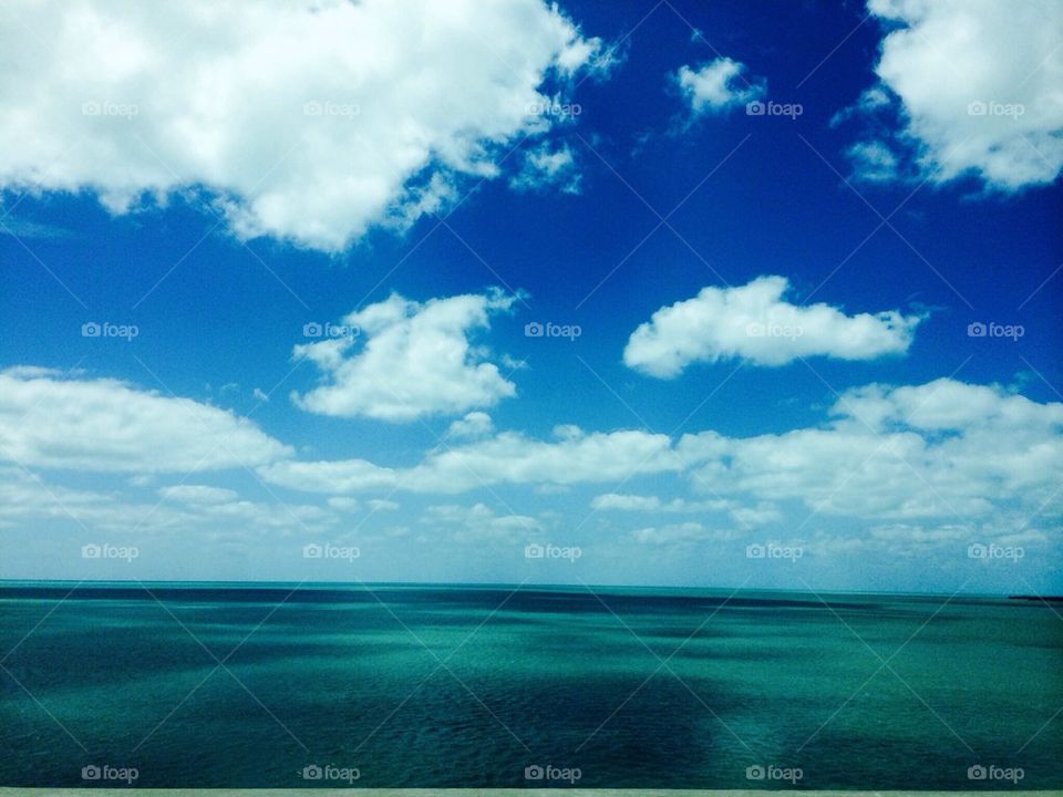 Blue Sky Green Waters